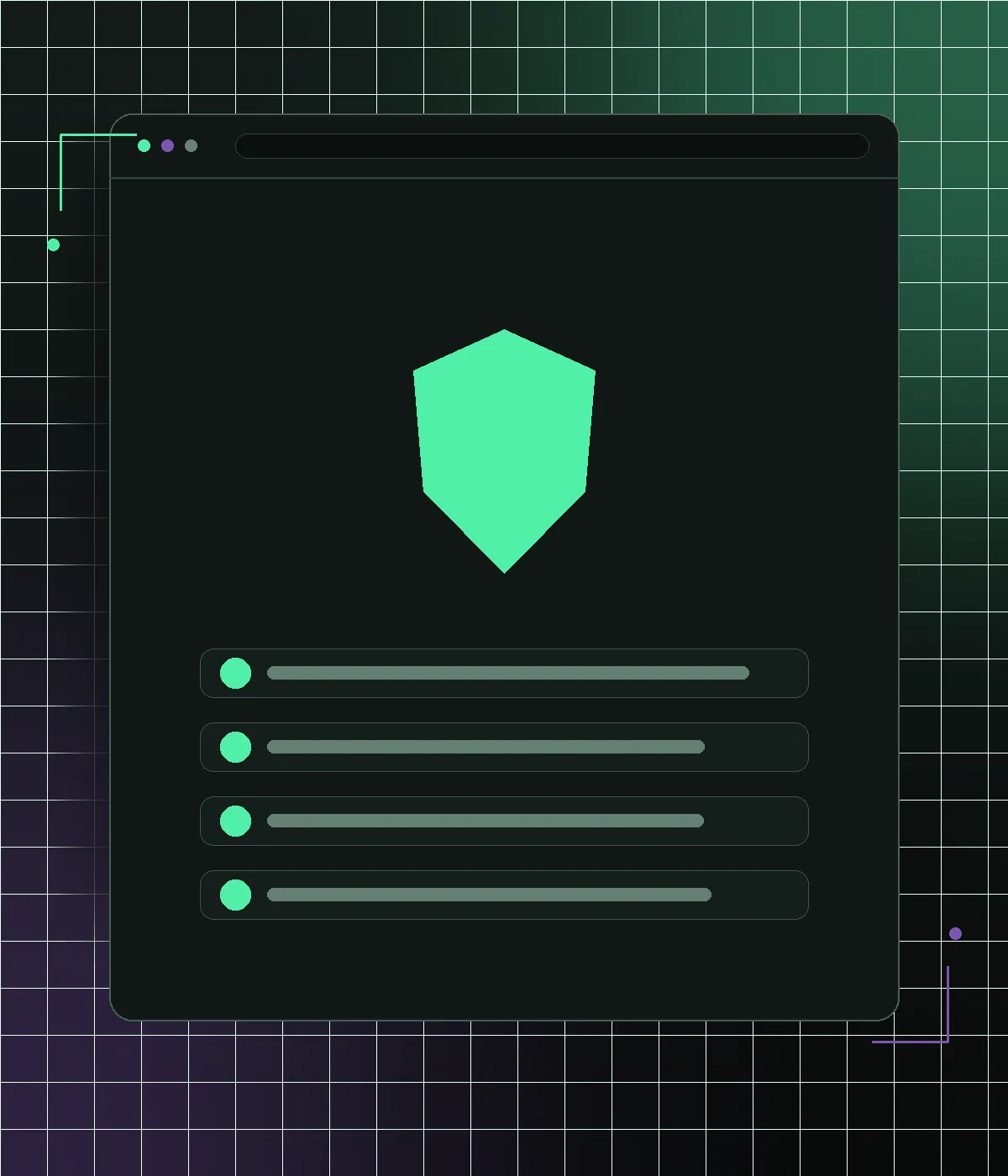 Accessible storefront interface verified with a protective compliance shield