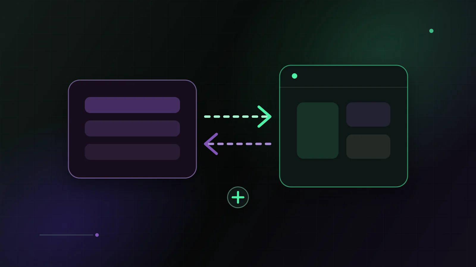 WooCommerce backend and modern storefront separated into two connected systems